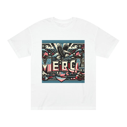 American Patriotic Unisex Merica T-Shirt